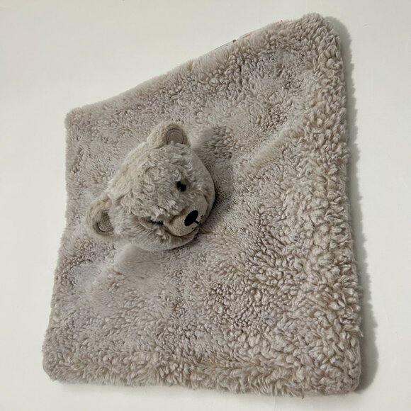 UGG Dawson Birch Brown Bear Lovey Plush Faux Fur Baby Baby Security 14” - Picture 3 of 9